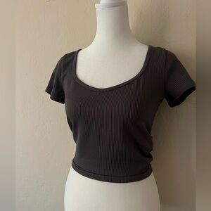 Hollister ribbed baby tee